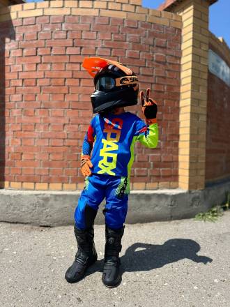 Эндуро комплект, Sparx, X05 K, синий, S