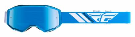 Очки для мотокросса FLY RACING ZONE (2019) голубые, синие-зеркальные