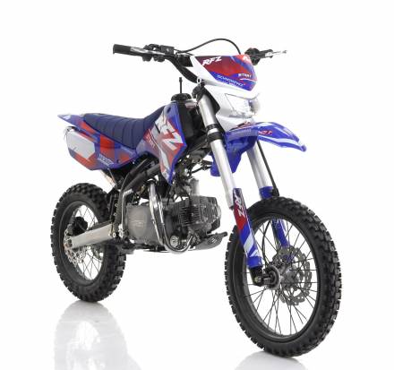 Питбайки APOLLO, 2024, RFZ START 125 E, 17/14, Синий MSD