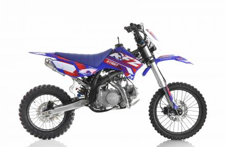 Питбайки APOLLO, 2024, RFZ START 125 E, 17/14, Синий MSD