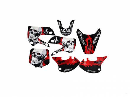 Наклейки на пластик (комплект) KLX/BBR &quot;SIKSPAK&quot;