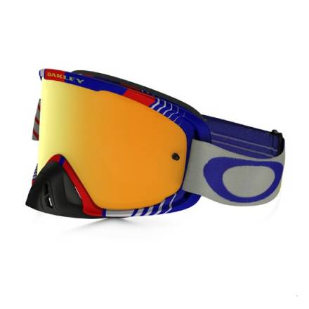 Очки для мотокросса OAKLEY O-Frame 2.0 Biohazard синие-красные / желтая 24K Iridium  (OO7068-15)