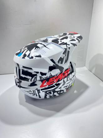 Мотошлем Leatt Moto 3.5 Helmet Kit (Zebra, XS, 2023)