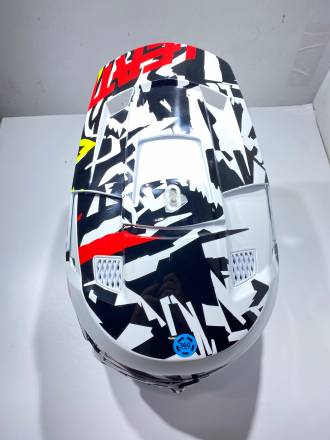 Мотошлем Leatt Moto 3.5 Helmet Kit (Zebra, XS, 2023)