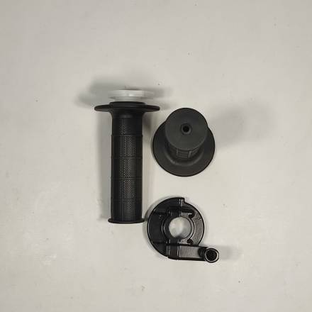 Ручка газа стандартная в комплекте с грипсами черные