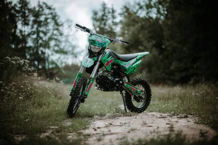 Питбайк BSE EX 17/14 Max13 Green Pink Neon (040) MSD