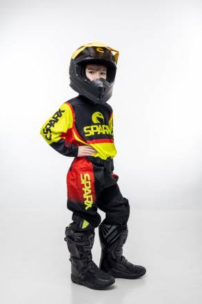 Эндуро комплект, Sparx, X05 K, черно-желтый, M