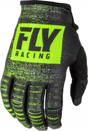 Перчатки FLY RACING KINETIC NOIZ черные/Hi-Vis желтые (2019)  8