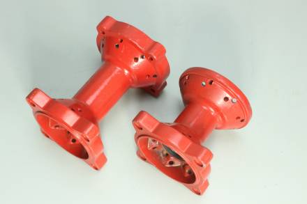 Комплект ступиц задняя+передняя, красная, сальники