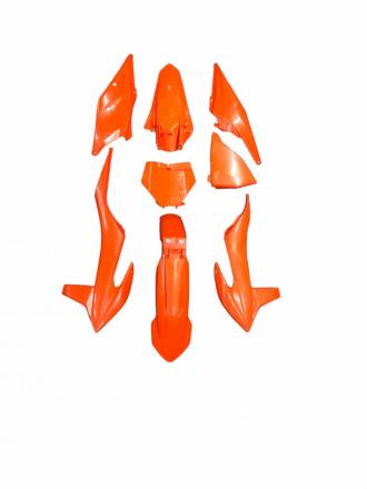 Комплект пластика Hasky F6 оранжевый