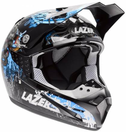 MLE021180   LAZER Шлем SMX Thin Drum (черно-синий, M)