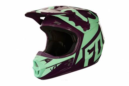 Мотошлем Fox V1 Race Helmet Green M 57-58cm (19532-004-M)