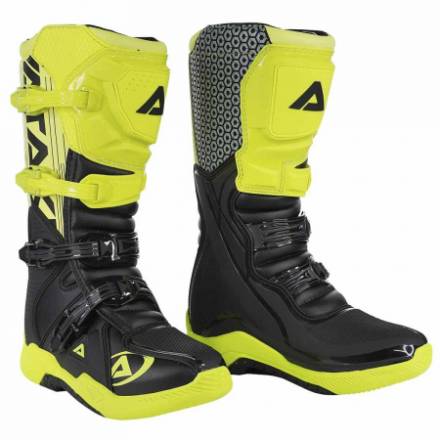 Мотоботы кроссовые ATAKI MX-001 (Hi-Vis желтый/черный, 42, 1560404-872-5054)