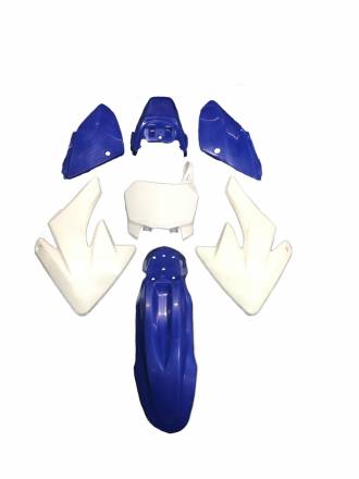 Пластик crf 70 комплект белый\синий