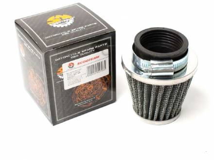 Фильтр нулевого сопротивления 42мм прямой  SCOOTER-M