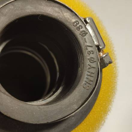 Фильтр воздушный 38 прямой,желтый