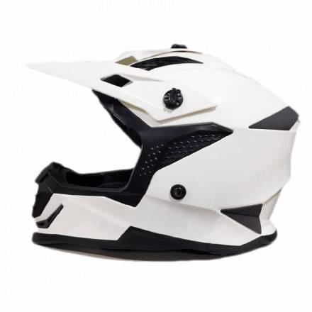 Шлем (кроссовый) ATAKI SC-16 Solid белый глянцевый XL