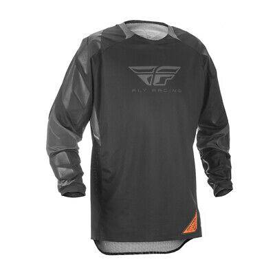 Футболка для мотокросса FLY RACING PATROL XC черная/серая (2018)    S