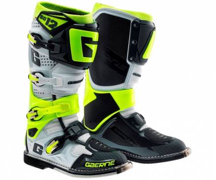 Мотоботы GAERNE SG-12 белые/Hi-Vis желтые/серые 41