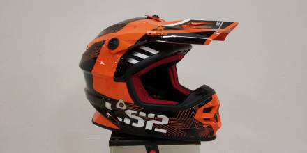 Шлем LS2 MX456 Light Rallie Orange Black M
