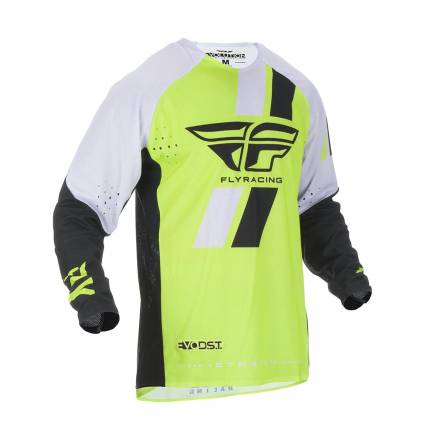 Футболка для мотокросса EVOLUTION DST Hi-Vis желтая/черная/белая (2019)  XXL