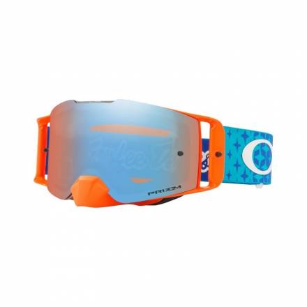 Очки для мотокросса OAKLEY Front Line TLD - Starburst Blue Org / синяя Prizm MX (OO7087-22)