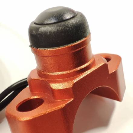 Кнопка стоп двигателя тюнинг оранжевая