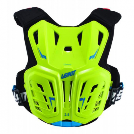Защита панцирь подростковый Leatt Chest Protector 2.5 Junior Lime/Blue S/M (134-146) (5017120142)