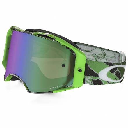 Очки для мотокросса OAKLEY Airbrake Thermo Camo Army Org./ зеленая Prizm MX (OO7046-63)