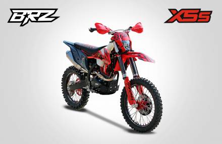 Мотоцикл кроссовый BRZ X5S (ZS172FMM-7 4V 2023 г) RED/BLACK MSD