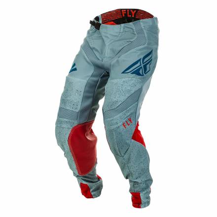 Брюки для мотокросса FLY RACING LITE HYDROGEN красные/серые/синие (2020) 36