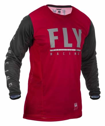 Футболка для мотокросса FLY RACING PATROL бордовая/черная (2020)  L