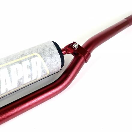 Руль 22мм #1 с перекладиной+защита красный