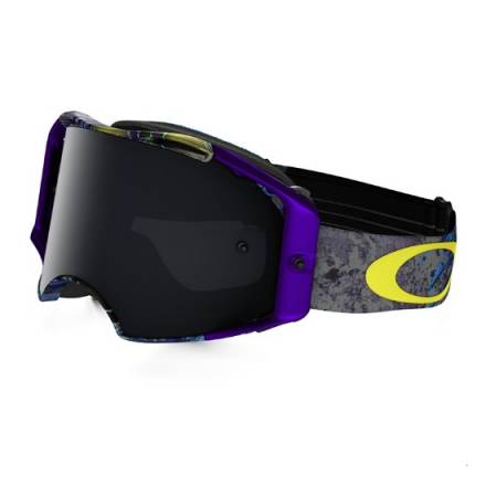 Очки для мотокросса OAKLEY Airbrake Skull Pipe фиолетовые-черные / темно-серая  (OO7046-37)