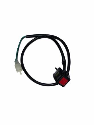 Кнопка выключения двигателя красная квадратная