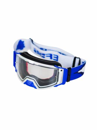 EF56 Кроссовые очки 101 HD (heavy duty) Белый/Синий