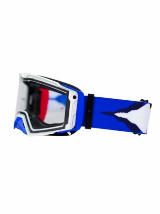 EF56 Кроссовые очки 101 HD (heavy duty) Белый/Синий