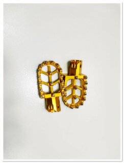 Подножки водителя cnc (пара) золотистые ТИП 2
