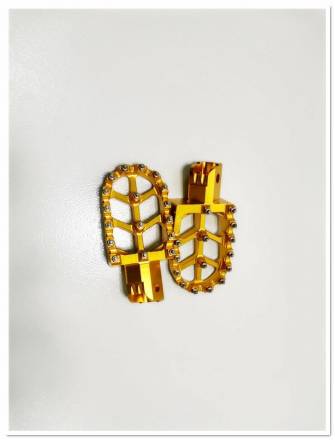 Подножки водителя cnc (пара) золотистые ТИП 2