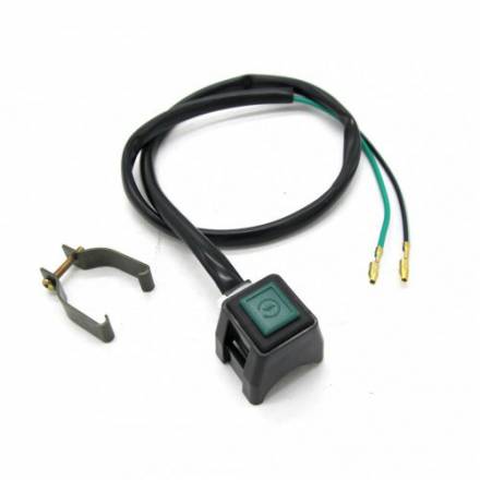 Кнопка электростартера серая