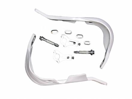 Защита рук армированная белая под руль 22мм