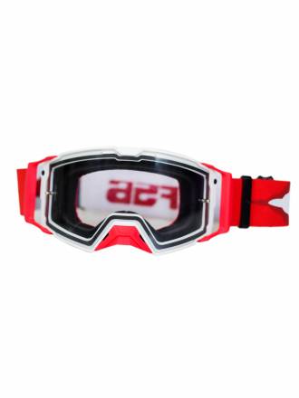EF56 Кроссовые очки 101 HD (heavy duty) Белый/Красный