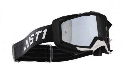 Очки для мотокросса JUST1 IRIS SOLID черные, прозрачные