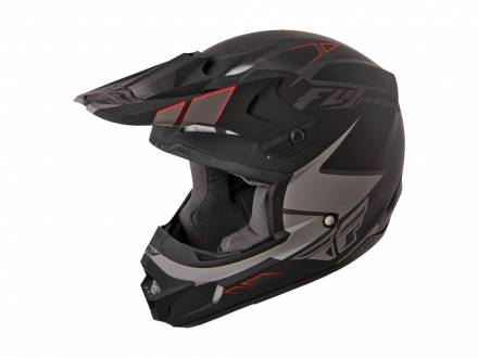 Шлем (кроссовый)  KINETIC IMPULSE серый/черный матовый (2015) XL