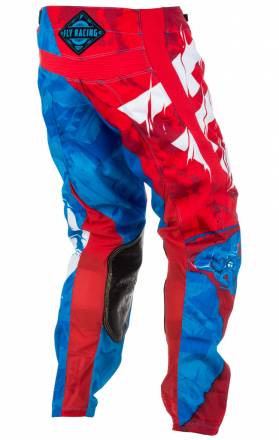 Брюки для мотокросса FLY RACING KINETIC OUTLAW красные/синие (2018) 30