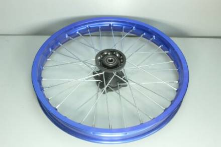 Диск 17х1.6 передний алюминий синий