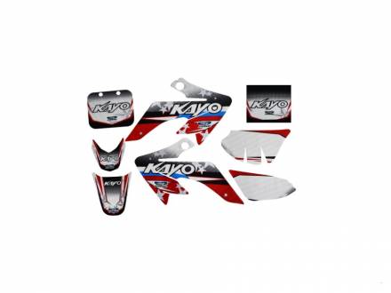 Наклейки на пластик (комплект) KAYO CRF MINI (W430310)