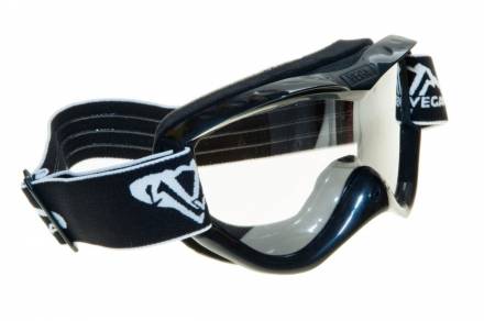 Очки для мотокросса VEGA (стандарт) черные глянцевые