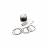 Поршень в сборе 4T двиг. CB150 d-62, p-15 (тефлон)  SM-PARTS