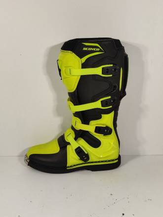 Мотоботы Scoyco MBM006 высокие желтые 42